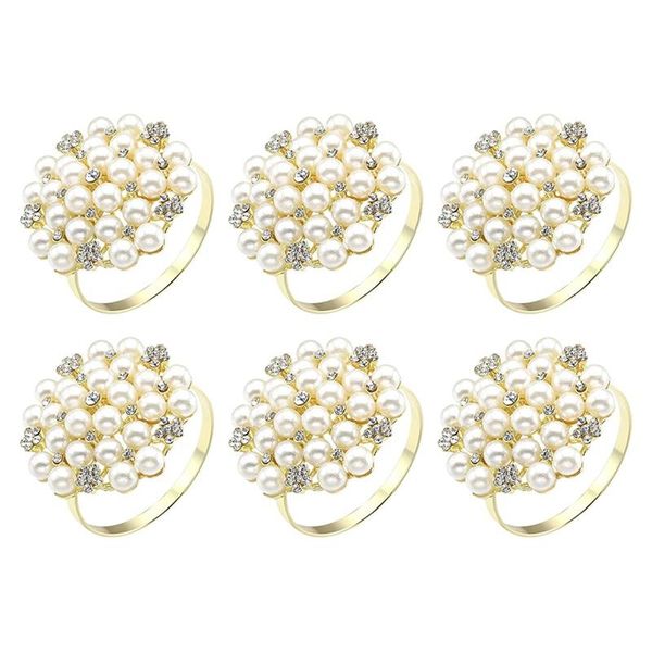 napkin rings 6 pearls rhinestone rings, holders for wedding parties dining valentine's day accessories
napkin rings 6 pearls rhinestone rings, holders for wedding parties dining valentine's day accessories