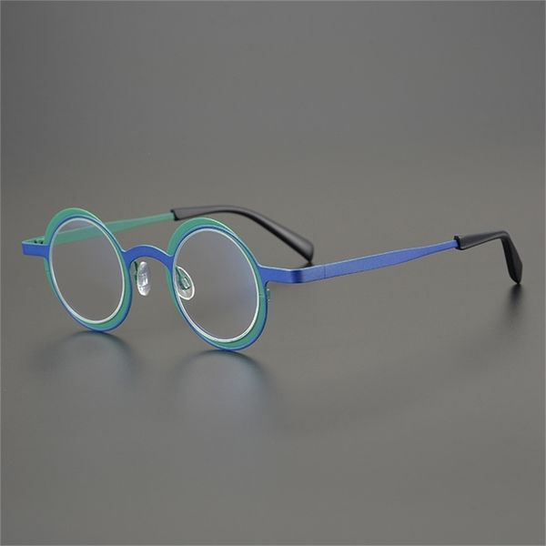 80% off wholesale unique two-color stitching small round pure titanium eyeglasses frame with flat anti blue light myopia glasses147, White;black
80% off wholesale unique two-color stitching small round pure titanium eyeglasses frame with flat anti blue light myopia glasses147, White;black
