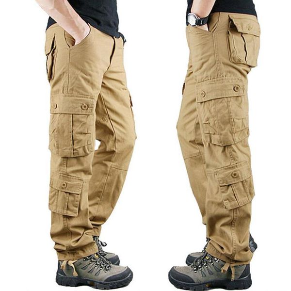 men's pants multi-pocket cargo men's military tactical trousers outdoor hunting hiking fishing long joggers sweatpants size 42, Black
men's pants multi-pocket cargo men's military tactical trousers outdoor hunting hiking fishing long joggers sweatpants size 42, Black