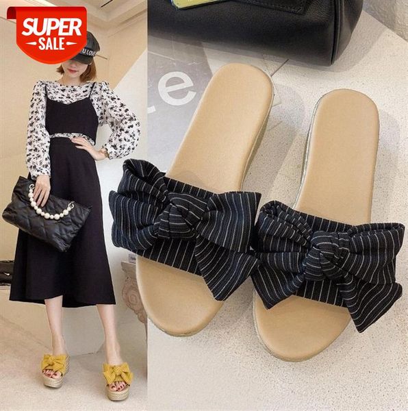 slippers with slope-heel women, striped bow, ladies slippers, outer wear fashion #ps8w, Black
slippers with slope-heel women, striped bow, ladies slippers, outer wear fashion #ps8w, Black