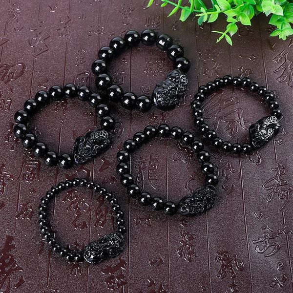 beaded, strands natural moonstone bead tibetan buddha bracelet imitation obsidian pixiu men couples jewelry gift drop, Black
beaded, strands natural moonstone bead tibetan buddha bracelet imitation obsidian pixiu men couples jewelry gift drop, Black