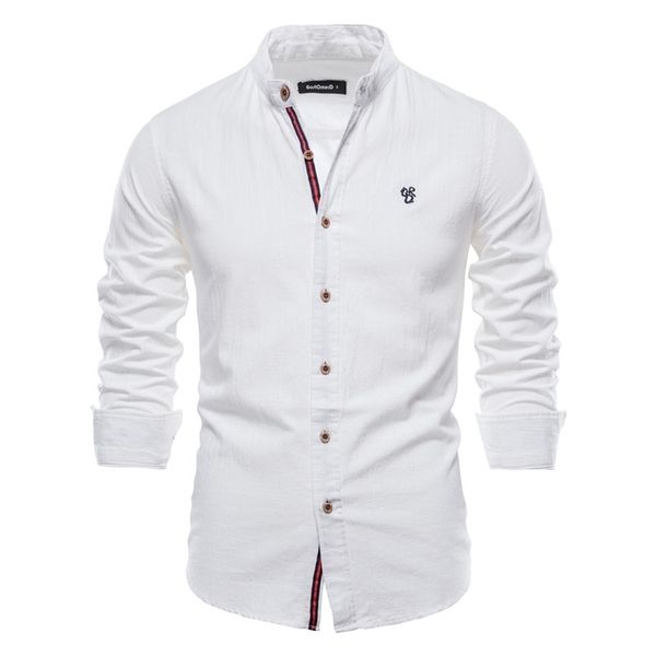 aiopeson spring cotton linen shirt men solid color long sleeve shirt for men spring casual social men's shirts 210615, White;black
aiopeson spring cotton linen shirt men solid color long sleeve shirt for men spring casual social men's shirts 210615, White;black