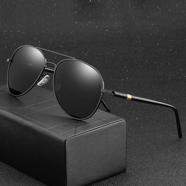 classic sunglasses polarized men driving glasses black pilot sunglasses designer male retro sunglasses for men/women, Silver
classic sunglasses polarized men driving glasses black pilot sunglasses designer male retro sunglasses for men/women, Silver