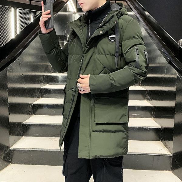 men's trench coats winter jacket men windproof hooded parka long with hood puffer outdoor casual coat fashion clothing, Tan;black
men's trench coats winter jacket men windproof hooded parka long with hood puffer outdoor casual coat fashion clothing, Tan;black