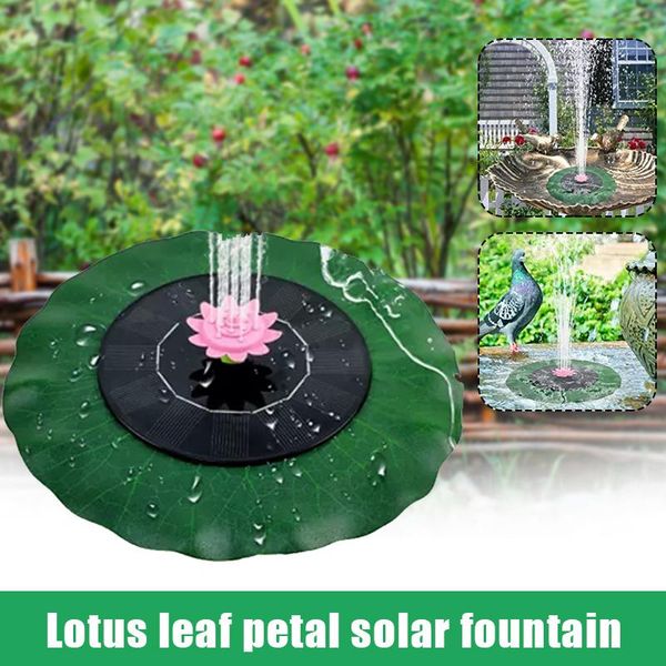 lotus leaf-shaped solar fountain 6v/1w floating water pond garden pool pumps with 6 nozzle for outdoor 21cm decorations
lotus leaf-shaped solar fountain 6v/1w floating water pond garden pool pumps with 6 nozzle for outdoor 21cm decorations