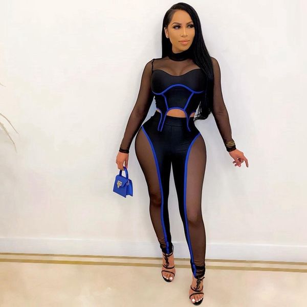 sheer mesh two piece set women and pants bodycon birthday club outfits for women night party 2 piece matching sets 2021, Black;white
sheer mesh two piece set women and pants bodycon birthday club outfits for women night party 2 piece matching sets 2021, Black;white