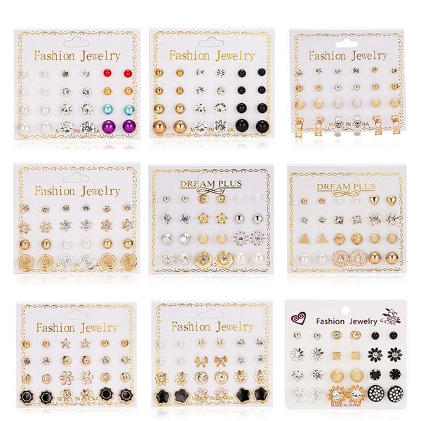 stud 2021trend fashion 12pairs acrylic geometric korean alloy earrings for women small female set jewelry gift, Golden;silver
stud 2021trend fashion 12pairs acrylic geometric korean alloy earrings for women small female set jewelry gift, Golden;silver