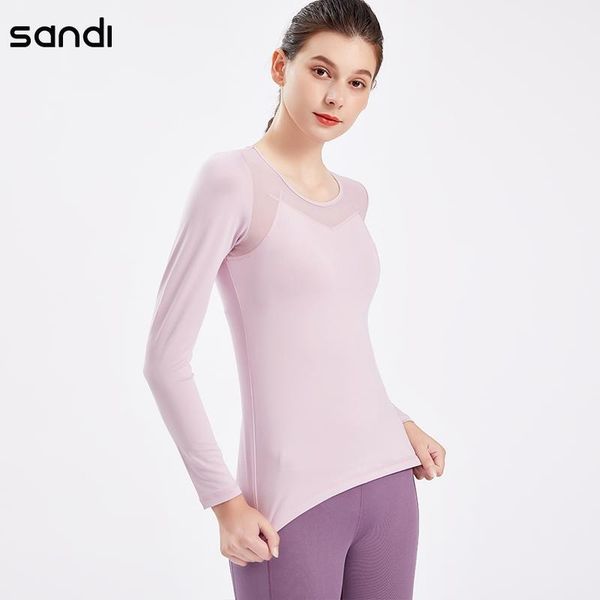 yoga outfit san di long sleeve shirts sport fitness gym sports wear for women femme jersey mujer running t shirt
yoga outfit san di long sleeve shirts sport fitness gym sports wear for women femme jersey mujer running t shirt