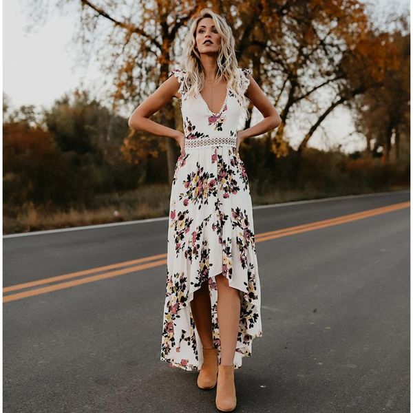 casual dresses women's spring 2021 irregular swallowtail dress hollowed out backless sweet printed, Black;gray
casual dresses women's spring 2021 irregular swallowtail dress hollowed out backless sweet printed, Black;gray