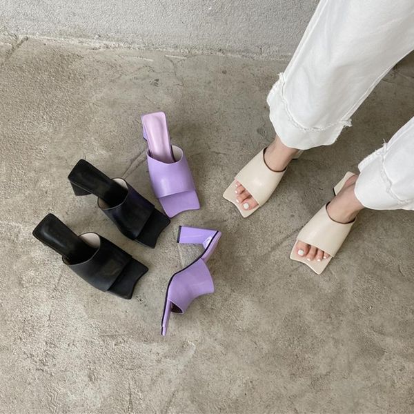 women slipper summer outdoor sandal square high heel slip on flip flop elegant head purple fashion slides slippers, Black
women slipper summer outdoor sandal square high heel slip on flip flop elegant head purple fashion slides slippers, Black