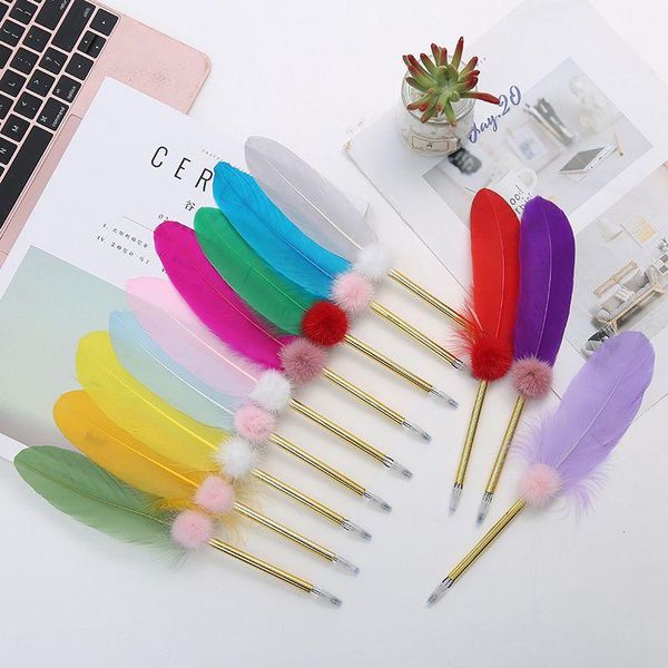 the retro feather metal gel pen creative gift two types of signature valentine's day christmas gifts fountain pens
the retro feather metal gel pen creative gift two types of signature valentine's day christmas gifts fountain pens