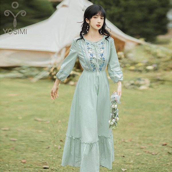 casual dresses floral embroidery women dress 2021 summer green cotton long female vestido fit and flare evening party fraiy elegant, Black;gray
casual dresses floral embroidery women dress 2021 summer green cotton long female vestido fit and flare evening party fraiy elegant, Black;gray