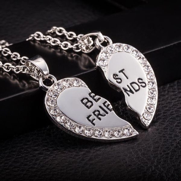 pendant necklaces friend necklace mens one and a half womens heart jewelry chain simple couple gift 2021, Silver
pendant necklaces friend necklace mens one and a half womens heart jewelry chain simple couple gift 2021, Silver