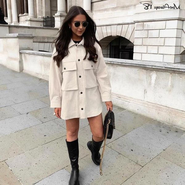 women's jackets casual big mnealways18 pockets long women breasted spring coat full sleeve button female jacket drop shoulders outerwea, Black;brown
women's jackets casual big mnealways18 pockets long women breasted spring coat full sleeve button female jacket drop shoulders outerwea, Black;brown