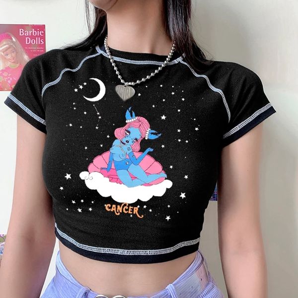 gothic women's t shirt kawaii cartoon print y2k sweet tshirt harajuku punk vintage clothing for girls, White
gothic women's t shirt kawaii cartoon print y2k sweet tshirt harajuku punk vintage clothing for girls, White