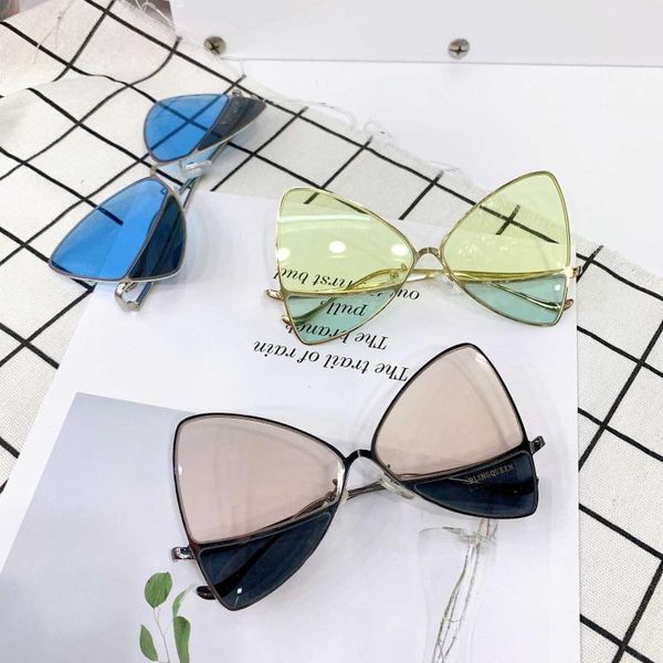 sunglasses metal child style parent frame personalized butterfly children's ocean film trend street po cool glasses b103, Blue
sunglasses metal child style parent frame personalized butterfly children's ocean film trend street po cool glasses b103, Blue