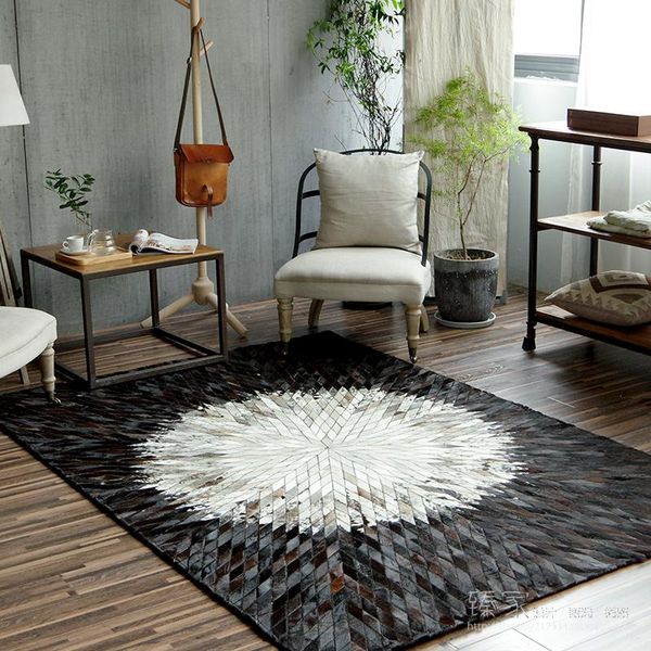 carpets black white genuine cow leather living room rug carpet modern bedroom home nordic natural parlor sofa floor mat
carpets black white genuine cow leather living room rug carpet modern bedroom home nordic natural parlor sofa floor mat