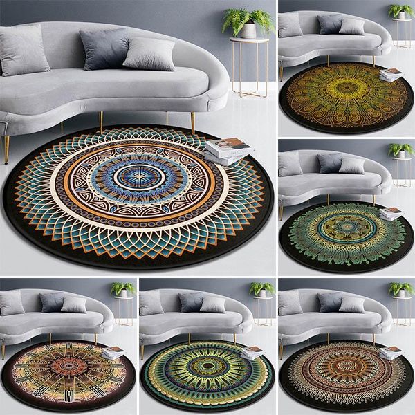 modern mandala round carpet for living room luxury ethnic style floor mat anti slip 100cm/120cm rugs bohemian bedroom area carpets
modern mandala round carpet for living room luxury ethnic style floor mat anti slip 100cm/120cm rugs bohemian bedroom area carpets