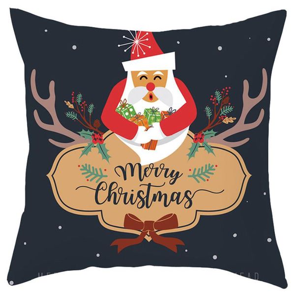 christmas decorative sofa cushion cover 45x45cm 1pc square pillow xmas decor 0903#30 cushion/decorative