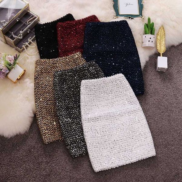 fashion bling women skirts gold sequin mini ol bodycon pencil short wrap streetwear party simple spring tunic, Black
fashion bling women skirts gold sequin mini ol bodycon pencil short wrap streetwear party simple spring tunic, Black