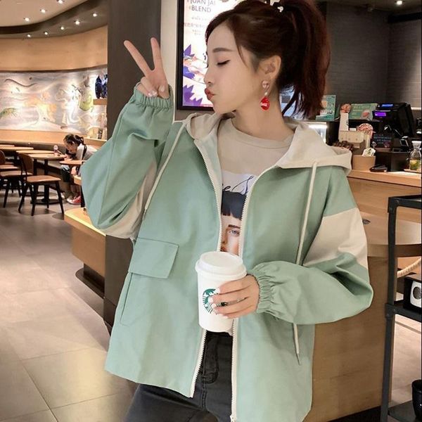 jackets women hooded letter print long sleeve oversize coats casual loose patchwork pocket zipper outwear trendy student women's, Black;brown
jackets women hooded letter print long sleeve oversize coats casual loose patchwork pocket zipper outwear trendy student women's, Black;brown