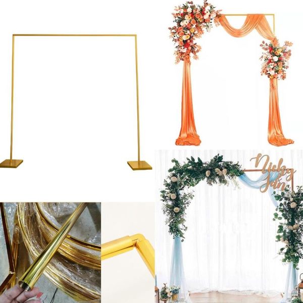 party decoration 150 -250 cm shiny gold iron frame arch artificial flower pillar backdrop stage door outdoor wedding organza fabric display
party decoration 150 -250 cm shiny gold iron frame arch artificial flower pillar backdrop stage door outdoor wedding organza fabric display