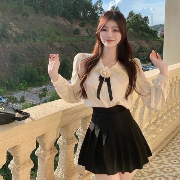 women's blouses & shirts early autumn 2021 french doll brought advanced sense of long sleeve shirt design feeling small sweet chic fema, White
women's blouses & shirts early autumn 2021 french doll brought advanced sense of long sleeve shirt design feeling small sweet chic fema, White