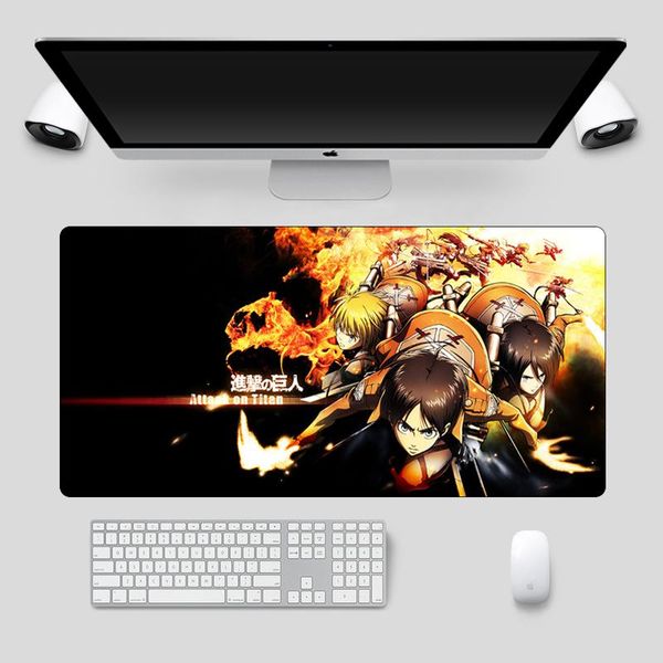 mouse pads & wrist rests 60x30cm large japan anime mousepad attack on titan computer gamer gaming pad locking edge lapkeyboard desk mat
mouse pads & wrist rests 60x30cm large japan anime mousepad attack on titan computer gamer gaming pad locking edge lapkeyboard desk mat