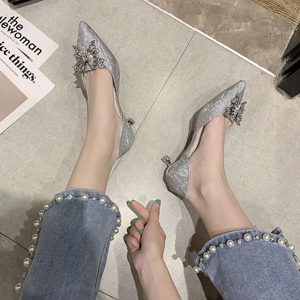 slippers 2021 bowknot crystal heel ladies muller spring and autumn fashion sequined cloth baotou half shoes, Black
slippers 2021 bowknot crystal heel ladies muller spring and autumn fashion sequined cloth baotou half shoes, Black