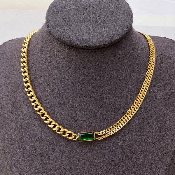 earrings & necklace classic vintage green crystal bracelet thick chain cuban stainless steel jewelry set women bridal sets, Silver
earrings & necklace classic vintage green crystal bracelet thick chain cuban stainless steel jewelry set women bridal sets, Silver