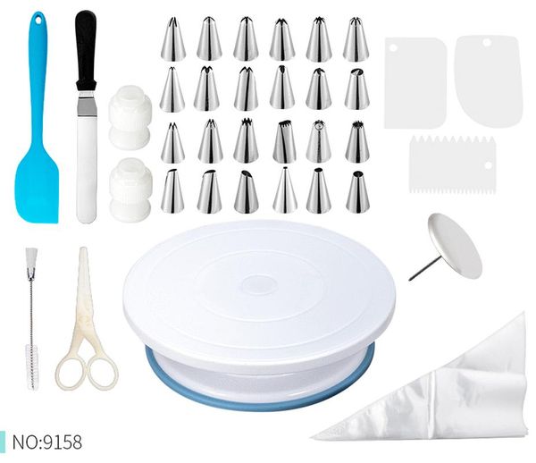 baking & pastry tools cake stand turntable rotating base plastic dough knife decorating 45 pcs cream cakes set rotary tool
baking & pastry tools cake stand turntable rotating base plastic dough knife decorating 45 pcs cream cakes set rotary tool