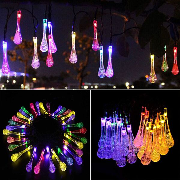led water drop solar powered light halloween christmas decorations 30 lights home outdoor garden patio party holiday supplies wx9-36
led water drop solar powered light halloween christmas decorations 30 lights home outdoor garden patio party holiday supplies wx9-36