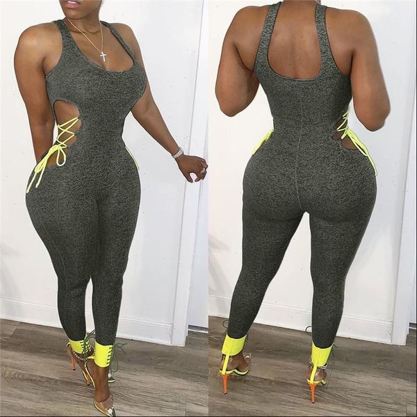 women romper hollow out lace up jumpsuit rompers trousers sleeveless sports causal summer pants pure color, Black;white
women romper hollow out lace up jumpsuit rompers trousers sleeveless sports causal summer pants pure color, Black;white