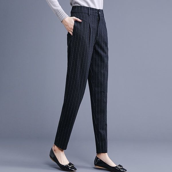 women's pants & capris spring autumn women office harem casual high waist stripe slim female trouser plus size 4xl 3vf7, Black;white
women's pants & capris spring autumn women office harem casual high waist stripe slim female trouser plus size 4xl 3vf7, Black;white
