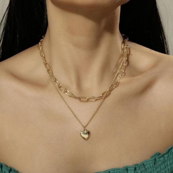 fashion multi layer love pendants necklaces for women gold metal heart necklace design jewelry gift chokers, Golden;silver
fashion multi layer love pendants necklaces for women gold metal heart necklace design jewelry gift chokers, Golden;silver