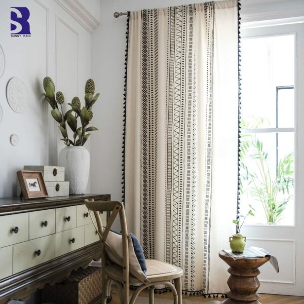 curtain & drapes sunnyrain 2-piece linen cotton bohimia curtains living room sheer bedroom kitchen translucidus
curtain & drapes sunnyrain 2-piece linen cotton bohimia curtains living room sheer bedroom kitchen translucidus