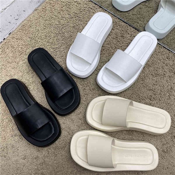 slippers platform slip on women summer slides wedge heel fashion flip flops beach peep toe height increasing outdoor wear ft89, Black
slippers platform slip on women summer slides wedge heel fashion flip flops beach peep toe height increasing outdoor wear ft89, Black
