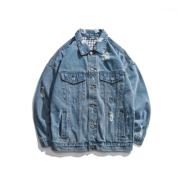 men's jackets men loose hip-hop denim jacket european and american style lapel long sleeve trend coat streetwear male clothing, Black;brown
men's jackets men loose hip-hop denim jacket european and american style lapel long sleeve trend coat streetwear male clothing, Black;brown