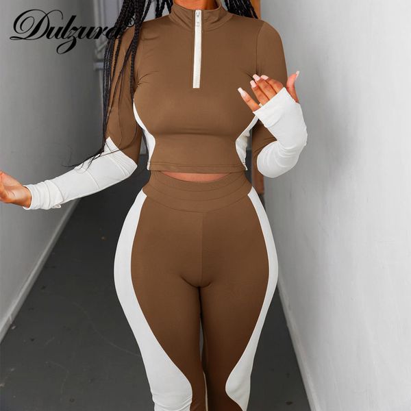 patchwork women two piece set long sleeve crop t shirt zipper leggings bodycon sporty tracksuit streetwear 2021, Black;white
patchwork women two piece set long sleeve crop t shirt zipper leggings bodycon sporty tracksuit streetwear 2021, Black;white