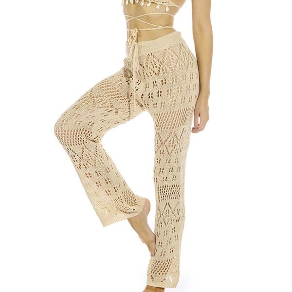 women's pants & capris womens summer hollow out see-through mesh beach swimsuit cover up crochet net drawstring high waist wide leg lon, Black;white
women's pants & capris womens summer hollow out see-through mesh beach swimsuit cover up crochet net drawstring high waist wide leg lon, Black;white