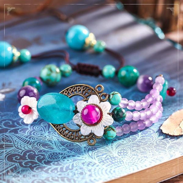 charm bracelets vintage natural stone bead shell flowers charms beaded bracelet bijoux ethnic style jewelry gifts for women accessories puls, Golden;silver
charm bracelets vintage natural stone bead shell flowers charms beaded bracelet bijoux ethnic style jewelry gifts for women accessories puls, Golden;silver