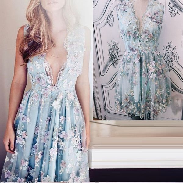 2021 real pics short homecoming dress 3d flower lace v neck sleeveless a-line cocktail dresses party prom gowns, Black
2021 real pics short homecoming dress 3d flower lace v neck sleeveless a-line cocktail dresses party prom gowns, Black