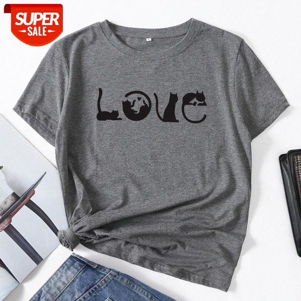 t-shirt pullover loose cat print women's bottoming shirt short-sleeved #br3m, White
t-shirt pullover loose cat print women's bottoming shirt short-sleeved #br3m, White