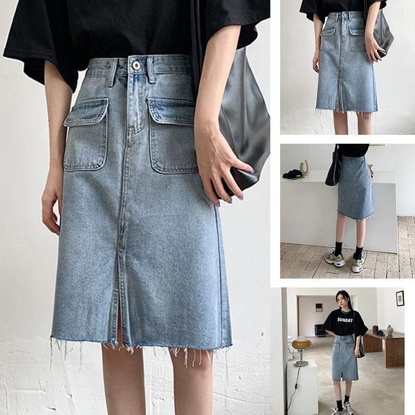 skirts women denim jeans all-match solid color skirt college students high waist slimming mid-length, Black
skirts women denim jeans all-match solid color skirt college students high waist slimming mid-length, Black