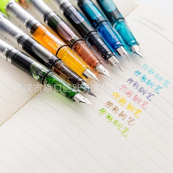 luxury quality multicolor transparent white school office fountain pen student stationery pens
luxury quality multicolor transparent white school office fountain pen student stationery pens