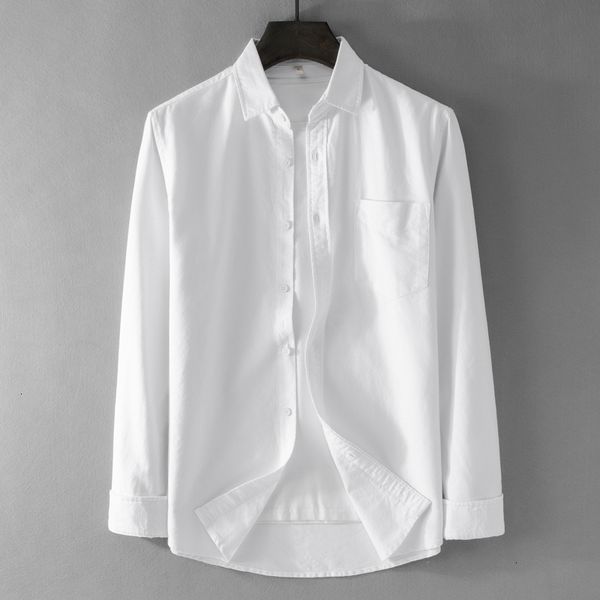 men's t-shirts oxford long sleeve pure cotton casual slim shirts for men fashion spring solid shirt mens chemise camisa 95tc, White;black 
men's t-shirts oxford long sleeve pure cotton casual slim shirts for men fashion spring solid shirt mens chemise camisa 95tc, White;black