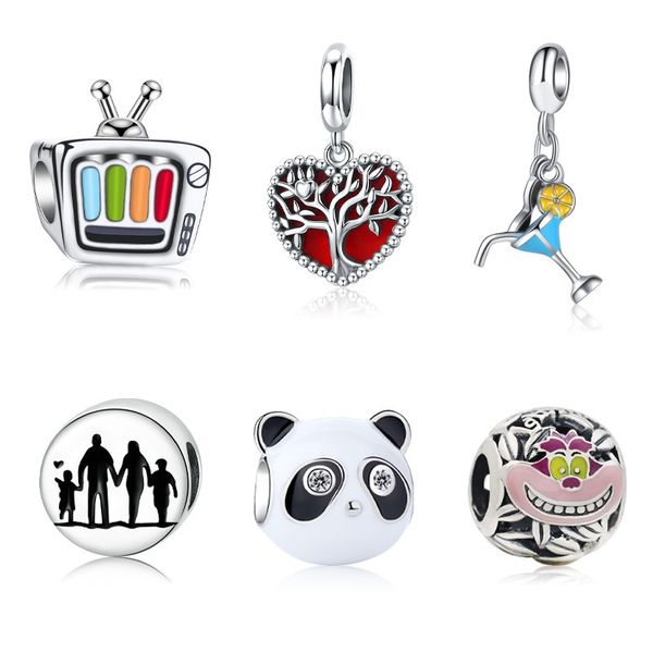 fits pandora original bracelets 20pcs rainbow tv fruit juice silver charms beads pink heart enamel cake silver charms bead for women diy eur, Black
fits pandora original bracelets 20pcs rainbow tv fruit juice silver charms beads pink heart enamel cake silver charms bead for women diy eur, Black