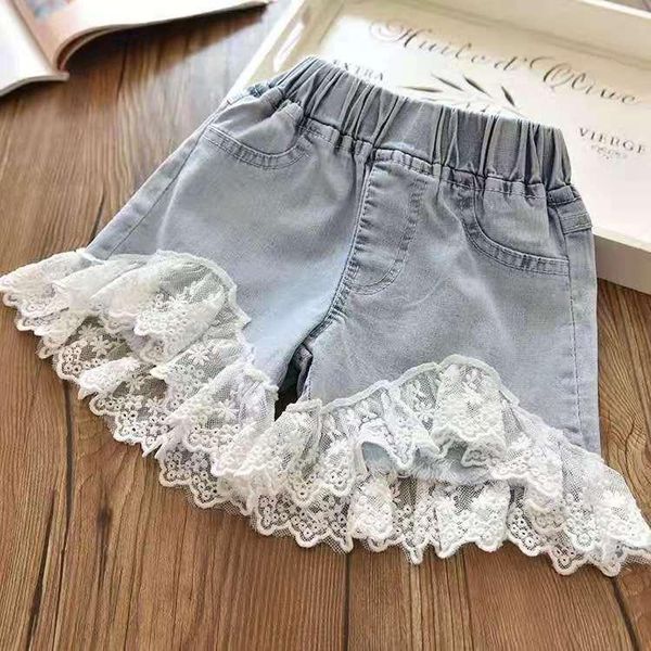 shorts summer girls denim lace patchwork teens short pants jeans elastic waist casual children pantalones, Black
shorts summer girls denim lace patchwork teens short pants jeans elastic waist casual children pantalones, Black