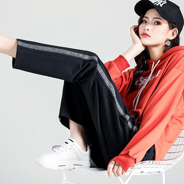 women's pants & capris summer sweatpants women high waist blue gray straight full length casual cotton trousers female streetwear sport, Black;white
women's pants & capris summer sweatpants women high waist blue gray straight full length casual cotton trousers female streetwear sport, Black;white