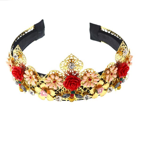 hair clips & barrettes charm baroque crown full flowers handmade bands crystal wide headbands vintage wedding jewelry, Golden;silver
hair clips & barrettes charm baroque crown full flowers handmade bands crystal wide headbands vintage wedding jewelry, Golden;silver